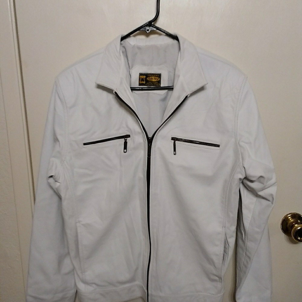 White Leather Jacket